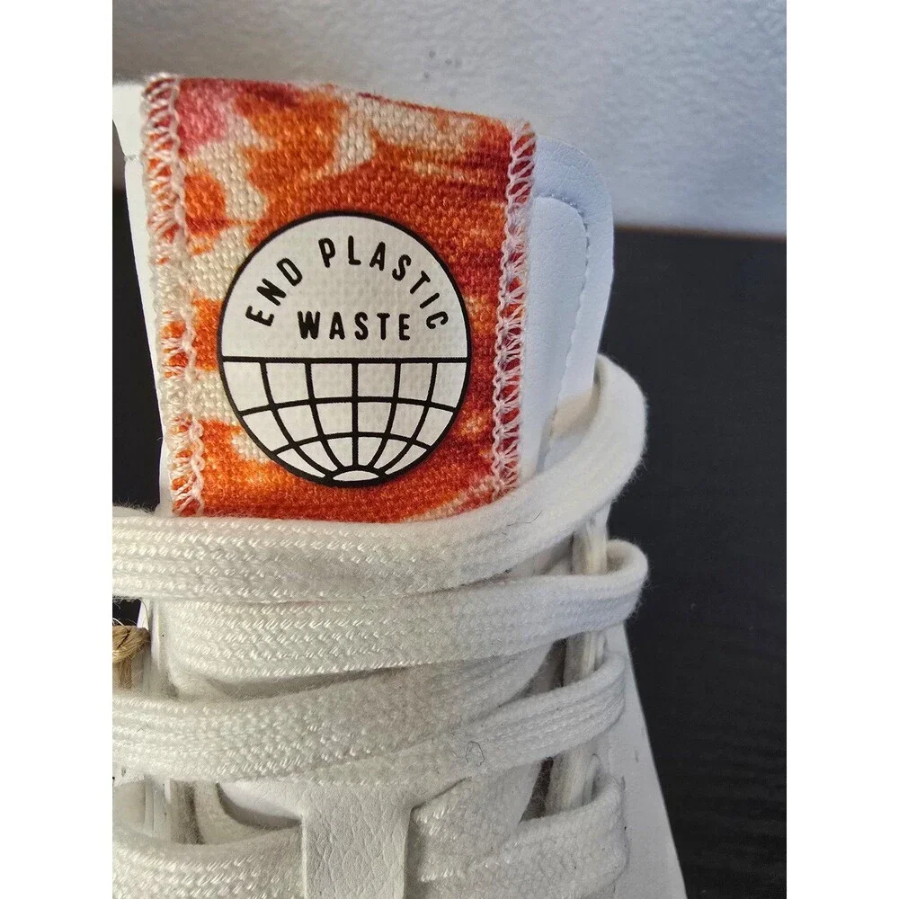 Adidas Stan Smith end plastic waste white sneakers mens size 6‎